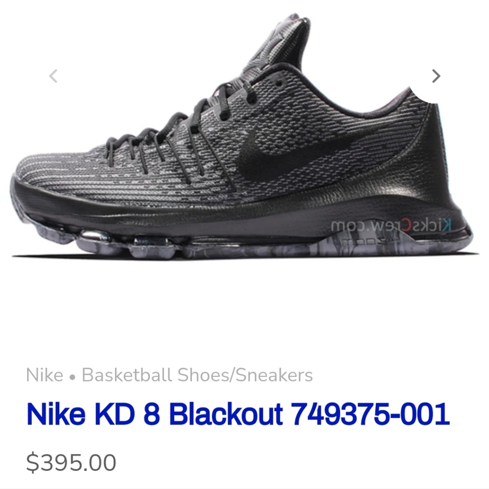 Nike KD 8 blackout